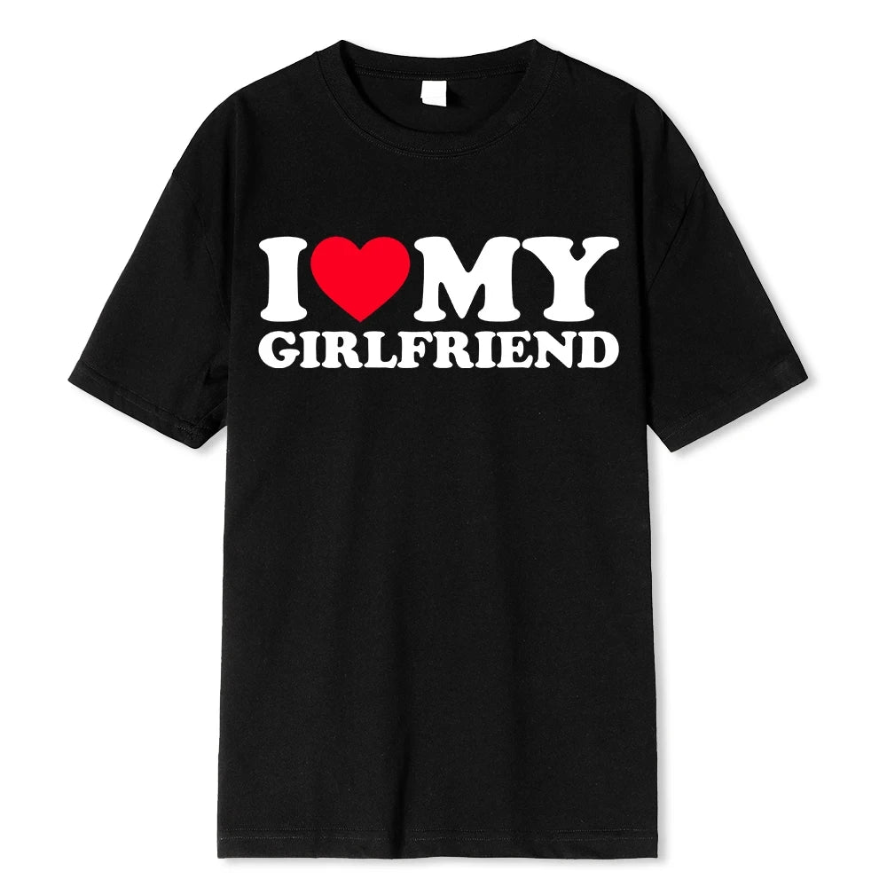 I Love My Boyfriend'S Clothes I Love My Girlfriend'S Printed Men so Please Stay Away from My Fun BF GF Quotes Couple T-Shirts